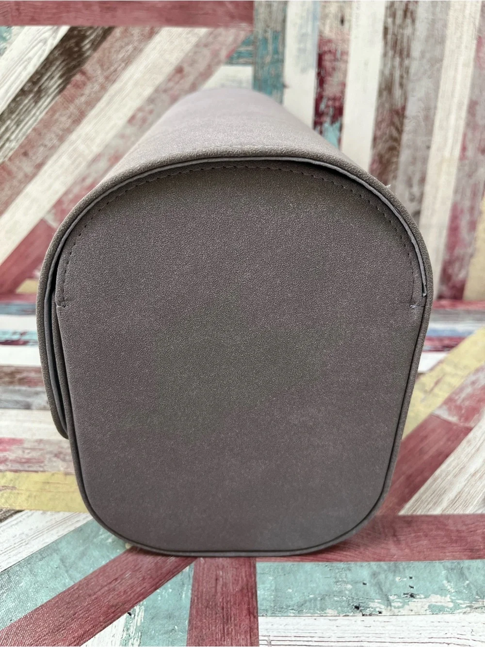 T3 Exclusive Aire 360 Luxe Carrying Case Sugar Plum EUC Vegan Suede Hair Travel